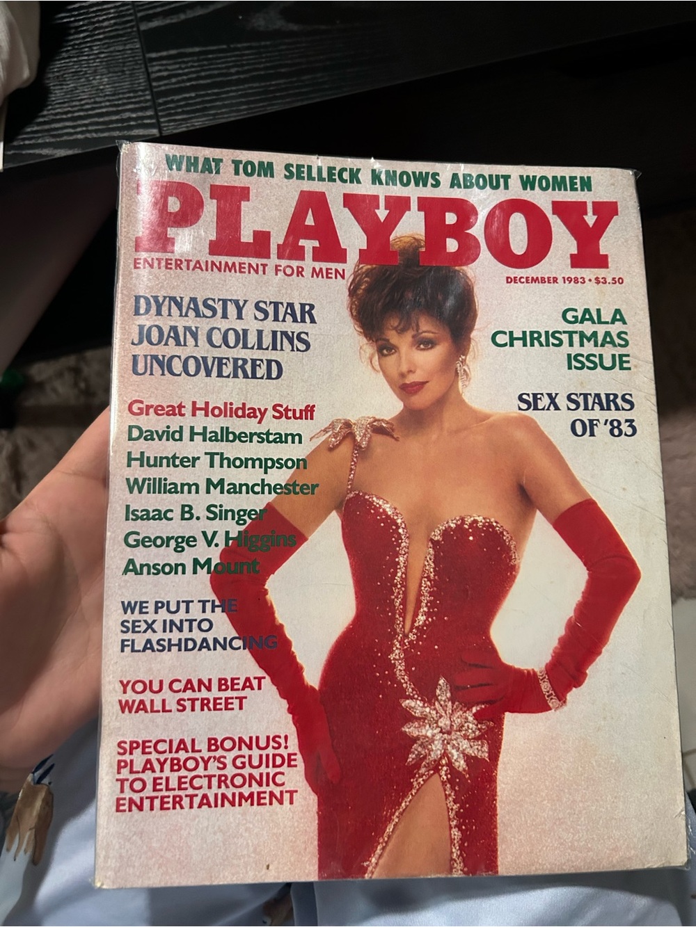 PLAYBOY Red Sequin Gown Cover – Glamorous Holiday Edition